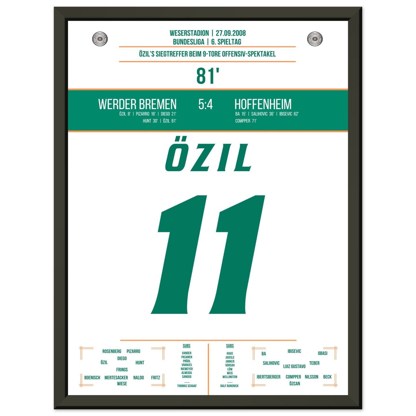 Özil's Siegtreffer bei 9-Tore Spektakel gegen Hoffenheim