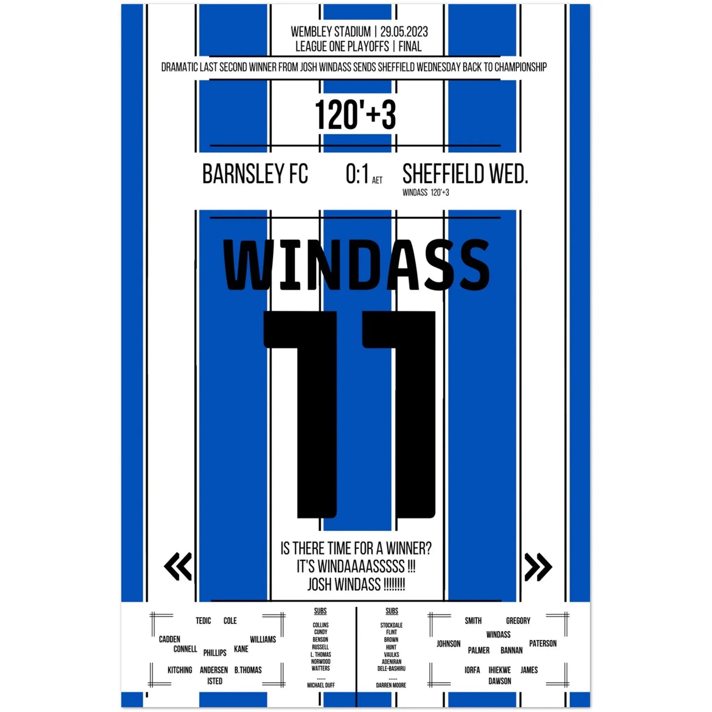 Sheffield Wednesday's dramatic return to the Championship 2023