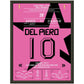 Del Piero's perfektes Abschiedstor gegen Atalanta 2011/12 30x40-cm-12x16-Schwarzer-Aluminiumrahmen