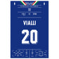 Vialli's Siegtor gegen Spanien bei der Euro 1988 60x90-cm-24x36-Ohne-Rahmen