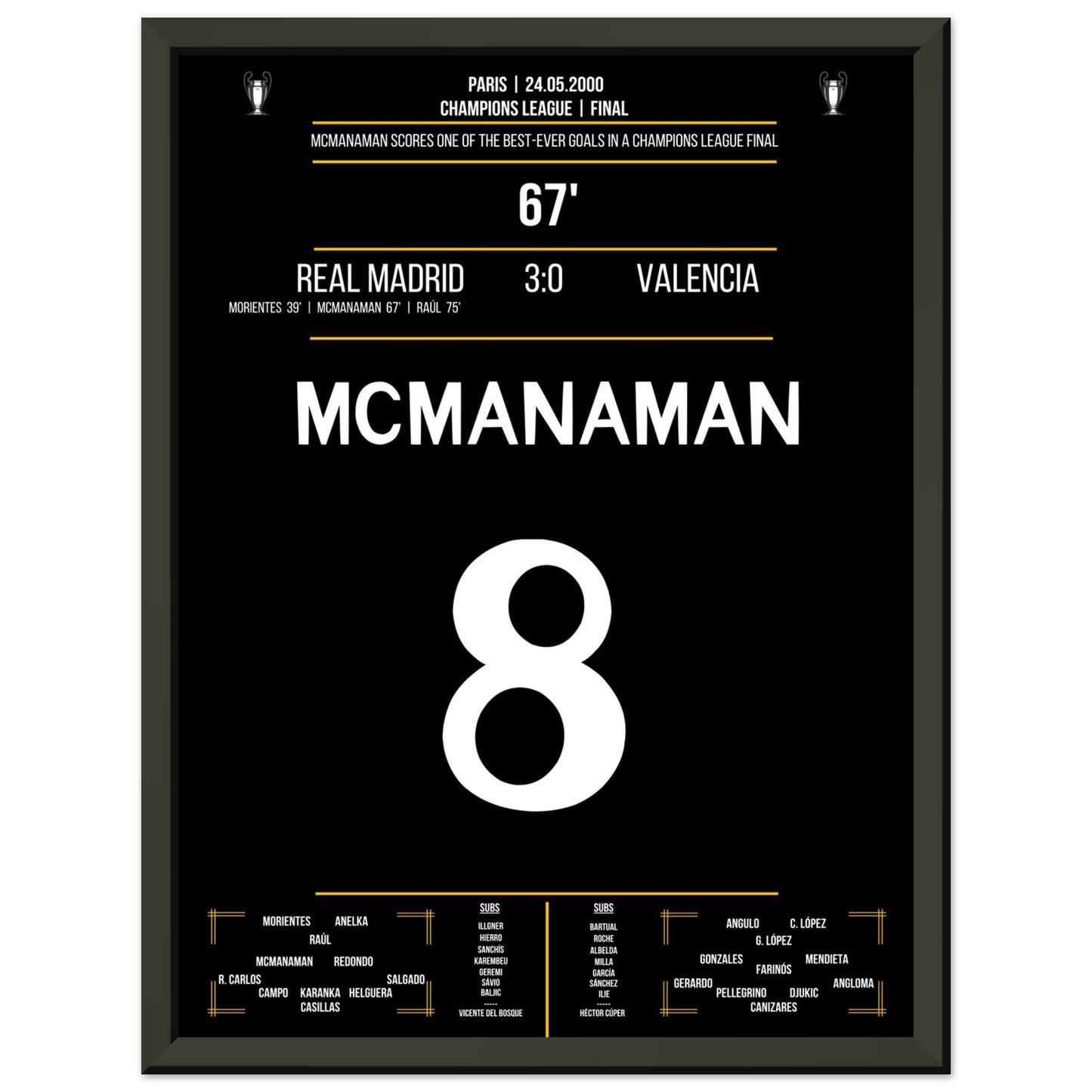 McManaman Volley im Champions League Finale 2000 gegen Valencia
