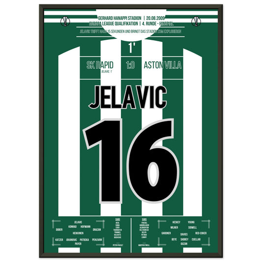Jelavic's trifft nach 15 Sekunden zur Führung für Rapid gegen Aston Villa