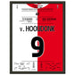 Van Hooijdonk's Freistosstor bei Feyenoord's Europapokaltriumph 2002 30x40-cm-12x16-Schwarzer-Aluminiumrahmen