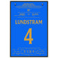 Lundstram's Siegtreffer zum Finaleinzug in der Europa League 60x90-cm-24x36-Schwarzer-Aluminiumrahmen