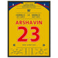 Arshavin's 4-Tore-Show in Anfield 2009 45x60-cm-18x24-Schwarzer-Aluminiumrahmen