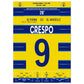 Crespo's doelpunt tijdens de Europa Cup-zege van Parma in 1999