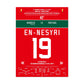 En-Nesyri's Kopfballtor bei Marokko's Halbfinal-Einzug gegen Portugal 45x60-cm-18x24-Ohne-Rahmen