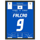 Falcao der Matchwinner für Porto im Europa League Finale 2011 30x40-cm-12x16-Schwarzer-Aluminiumrahmen