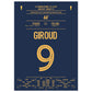 Giroud's Rekord-Tor für Frankreich bei der WM 2022 gegen Polen 50x70-cm-20x28-Ohne-Rahmen