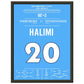 Halimi's genialer Moment in der Nachspielzeit in Dresden 2014 30x40-cm-12x16-Schwarzer-Aluminiumrahmen