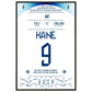 Harry Kane's Rekord-Tor für England 60x90-cm-24x36-Schwarzer-Aluminiumrahmen