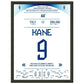 Harry Kane's Rekord-Tor für England 30x40-cm-12x16-Schwarzer-Aluminiumrahmen