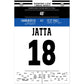 Jatta's Tor in wildem Derby-Sieg gegen St. Pauli 60x90-cm-24x36-Ohne-Rahmen