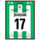 Joaquin bricht den Rekord in seinem 622. und letzten LaLiga Spiel 45x60-cm-18x24-Schwarzer-Aluminiumrahmen
