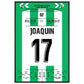 Joaquin bricht den Rekord in seinem 622. und letzten LaLiga Spiel 60x90-cm-24x36-Schwarzer-Aluminiumrahmen