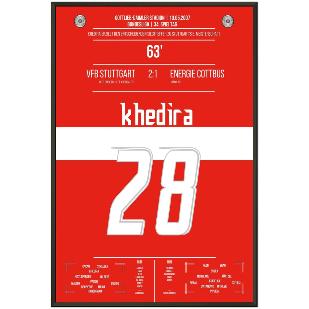 Khedira köpft Stuttgart zur Meisterschaft 2007 