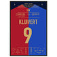 Kluivert's Tor in Barca's "Remontada" gegen Chelsea in 2000 60x90-cm-24x36-Schwarzer-Aluminiumrahmen