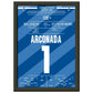 Luis Arconada hält den entscheidenden Elfmeter und krönt Real Sociedad zum Copa Del Rey Sieger 1987 A4-21x29.7-cm-8x12-Schwarzer-Aluminiumrahmen