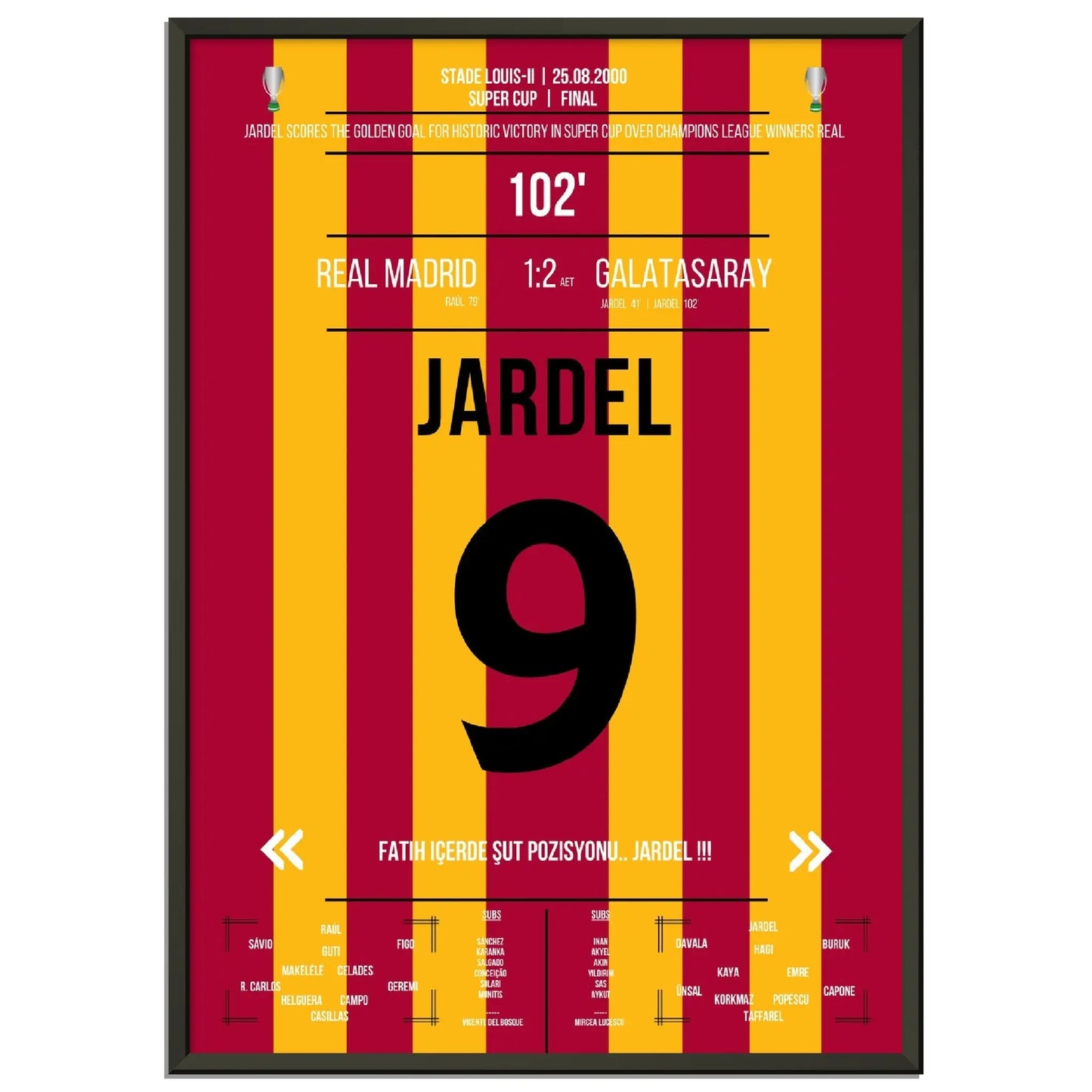 Mario Jardel Golden Goal gegen Real im Super Cup Finale 2000 