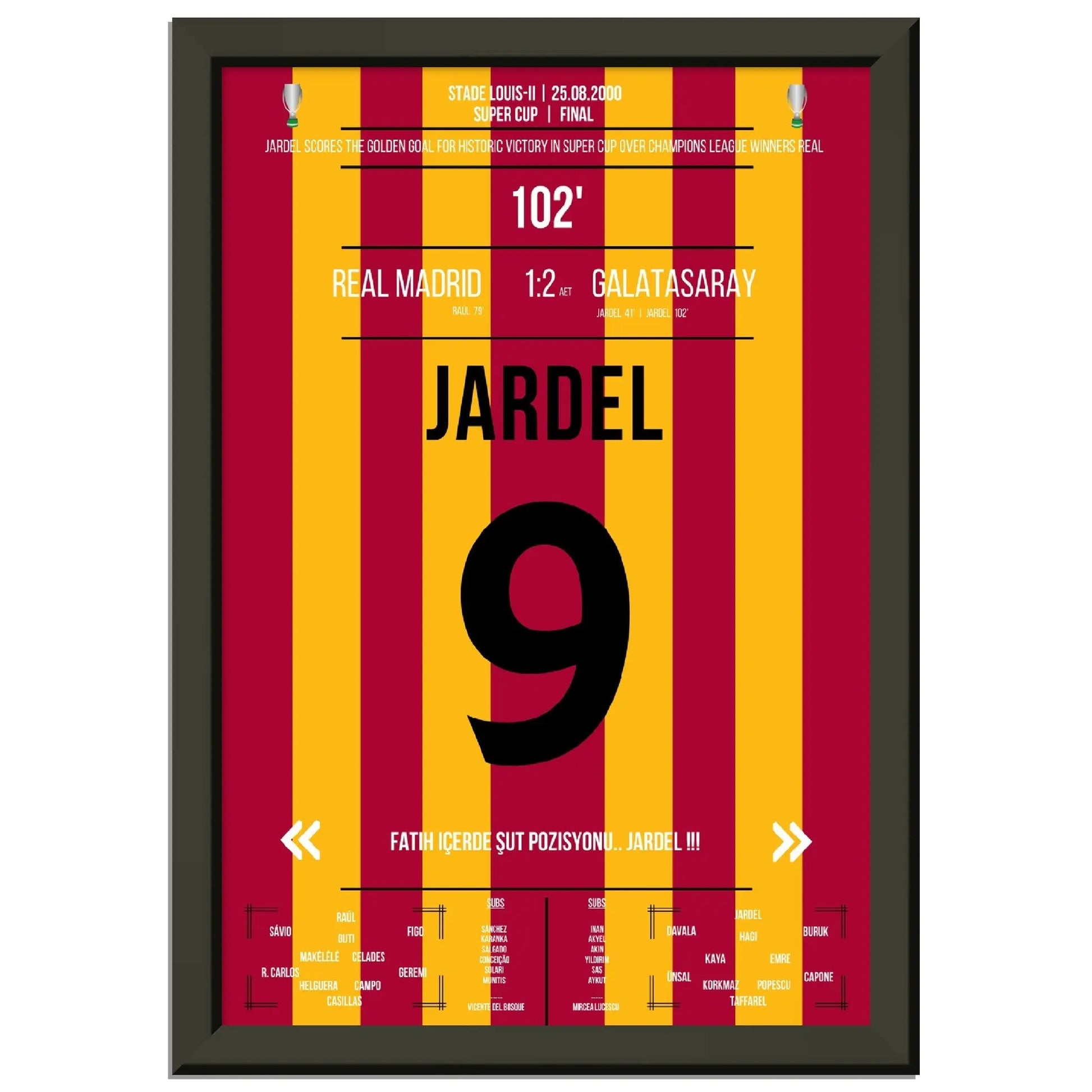 Mario Jardel Golden Goal gegen Real im Super Cup Finale 2000 