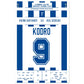 Meho Kodro Debüt für Real Sociedad 60x90-cm-24x36-Ohne-Rahmen