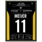 Meijer köpft Aachen zur Pokalsensation gegen Bayern 2004 30x40-cm-12x16-Schwarzer-Aluminiumrahmen