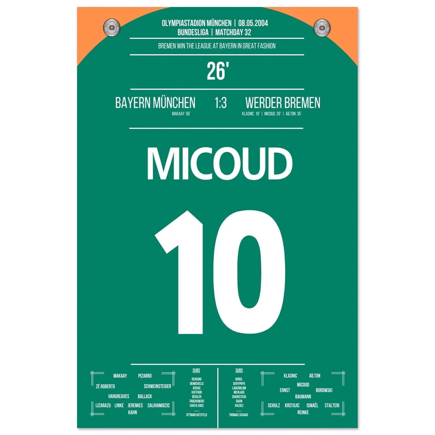 Micoud's Lupfer zur Meisterschaft 2004 60x90-cm-24x36-Ohne-Rahmen