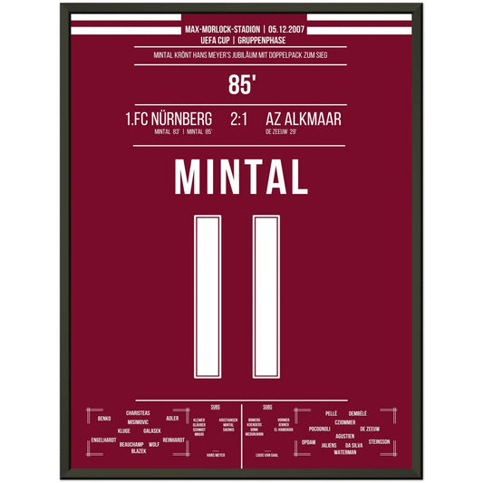 Mintal's später Doppelpack bei Meyer-Jubiläum in 2007 45x60-cm-18x24-Schwarzer-Aluminiumrahmen