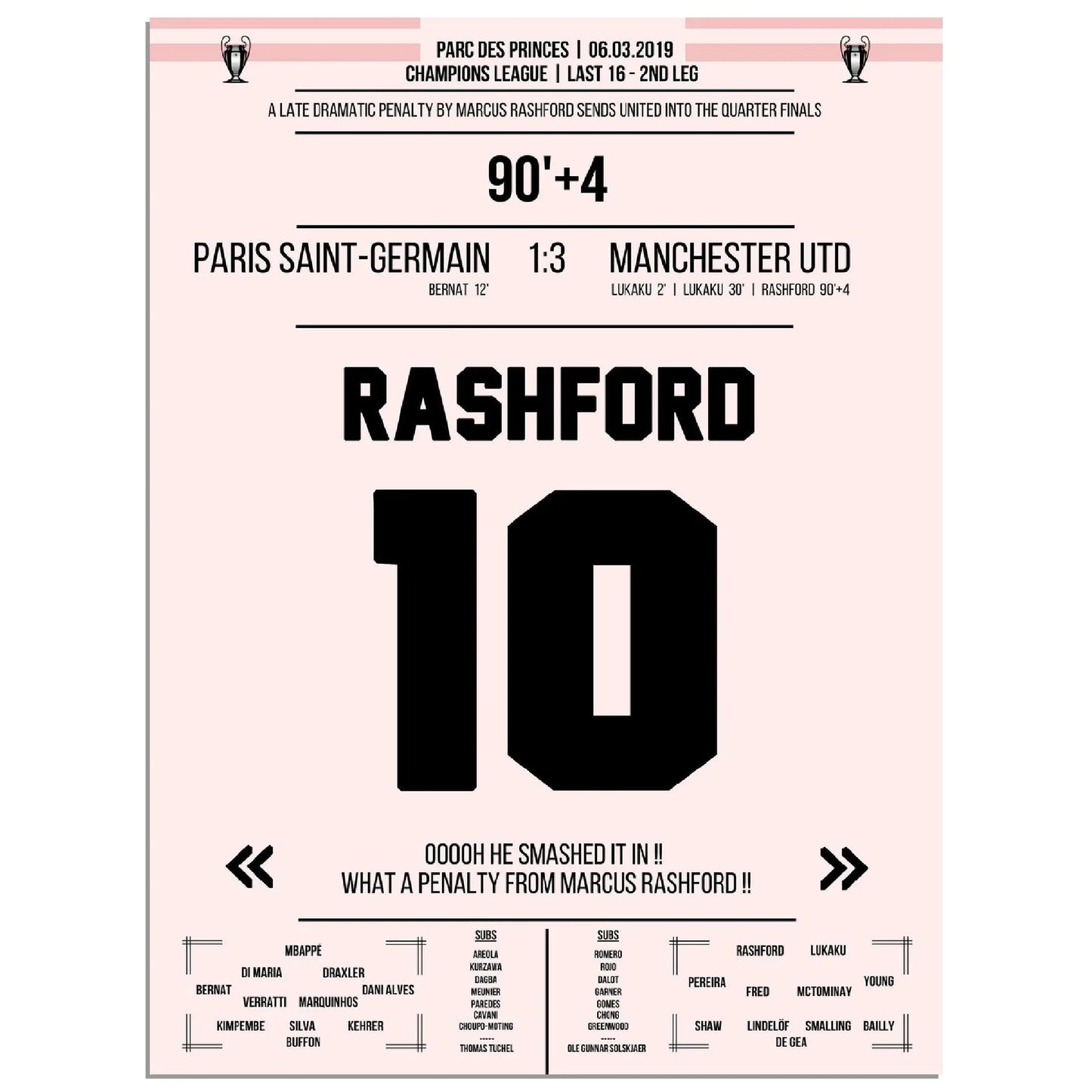 Rashford's Last-Minute Elfmeter gegen Paris 
