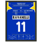 Ravanelli's Tor im Champions League Finale 1996 30x40-cm-12x16-Schwarzer-Aluminiumrahmen