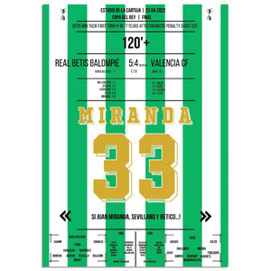 Real Betis gewinnt zum dritten Mal die Copa Del Rey im Finale gegen Valencia 2022 