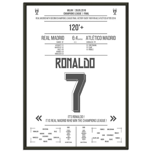 Bufanda Conmemorativa Final Champions League Real Madrid vs Atlético de  Madrid – Soyvillamelon