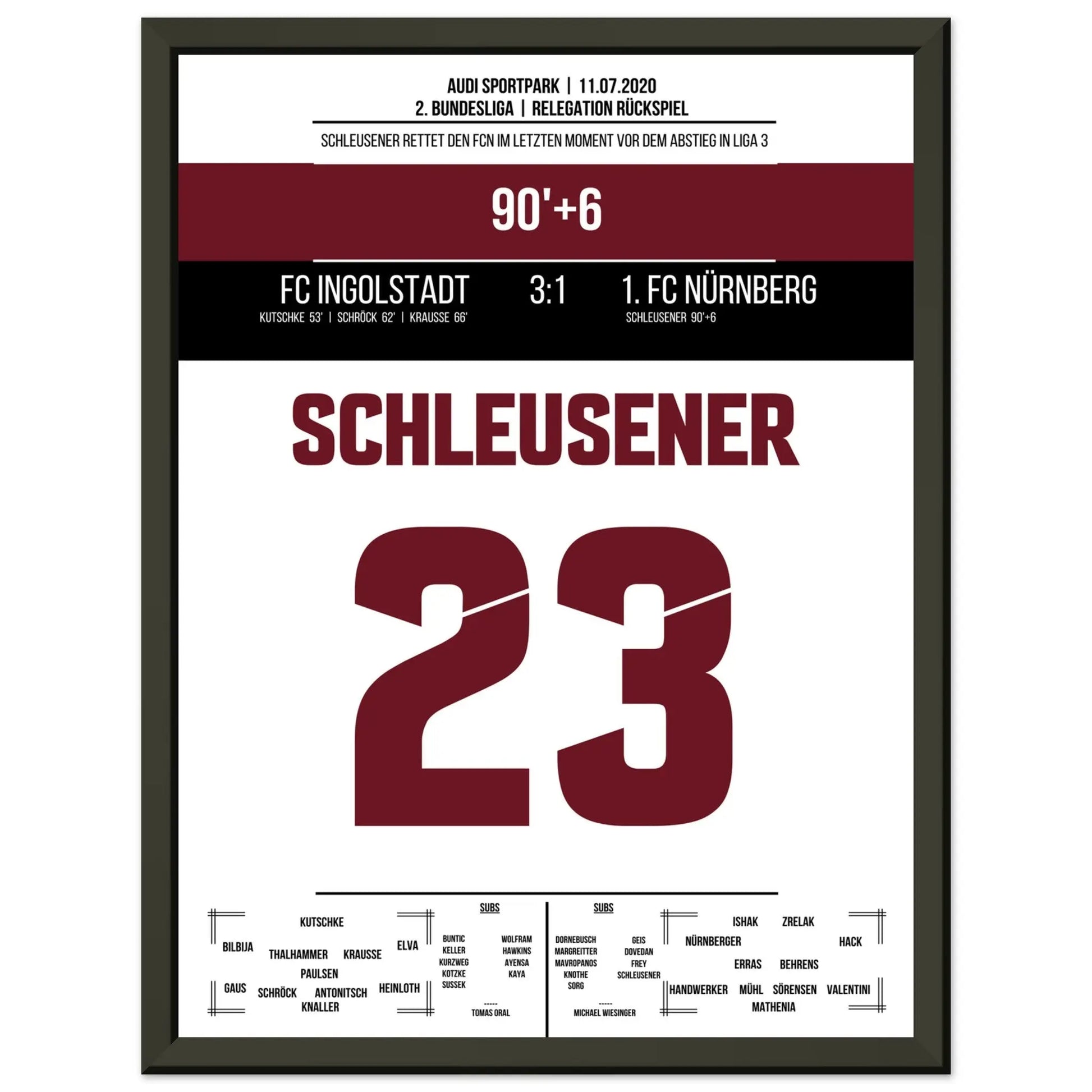 Schleusener's Last-Minute-Rettung in 2020 30x40-cm-12x16-Schwarzer-Aluminiumrahmen