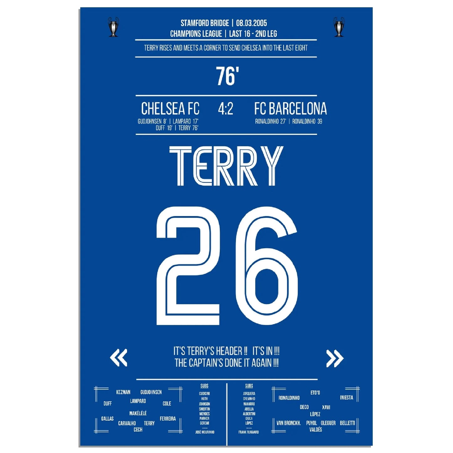 Terry's Siegtreffer in einem der besten Champions League Begegnungen der Geschichte 
