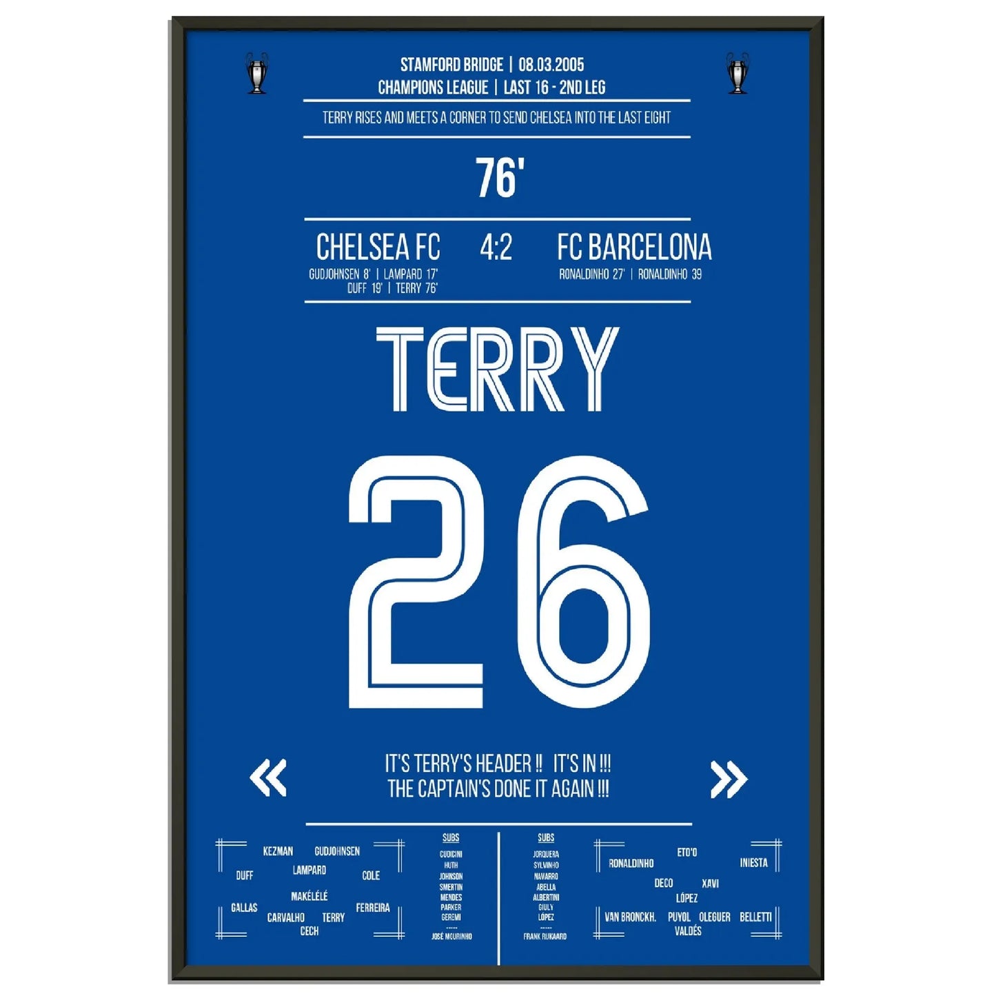 Terry's Siegtreffer in einem der besten Champions League Begegnungen der Geschichte 