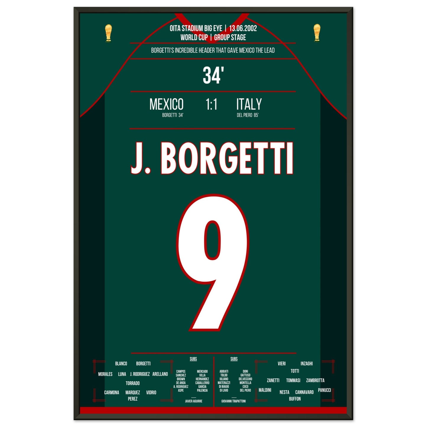 Borgetti's sensationelles Kopfballtor gegen Buffon bei der WM 2002