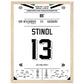 Stindl's Verabschiedung im Borussia-Park 2023 30x40-cm-12x16-Premium-Semi-Glossy-Paper-Wooden-Fr