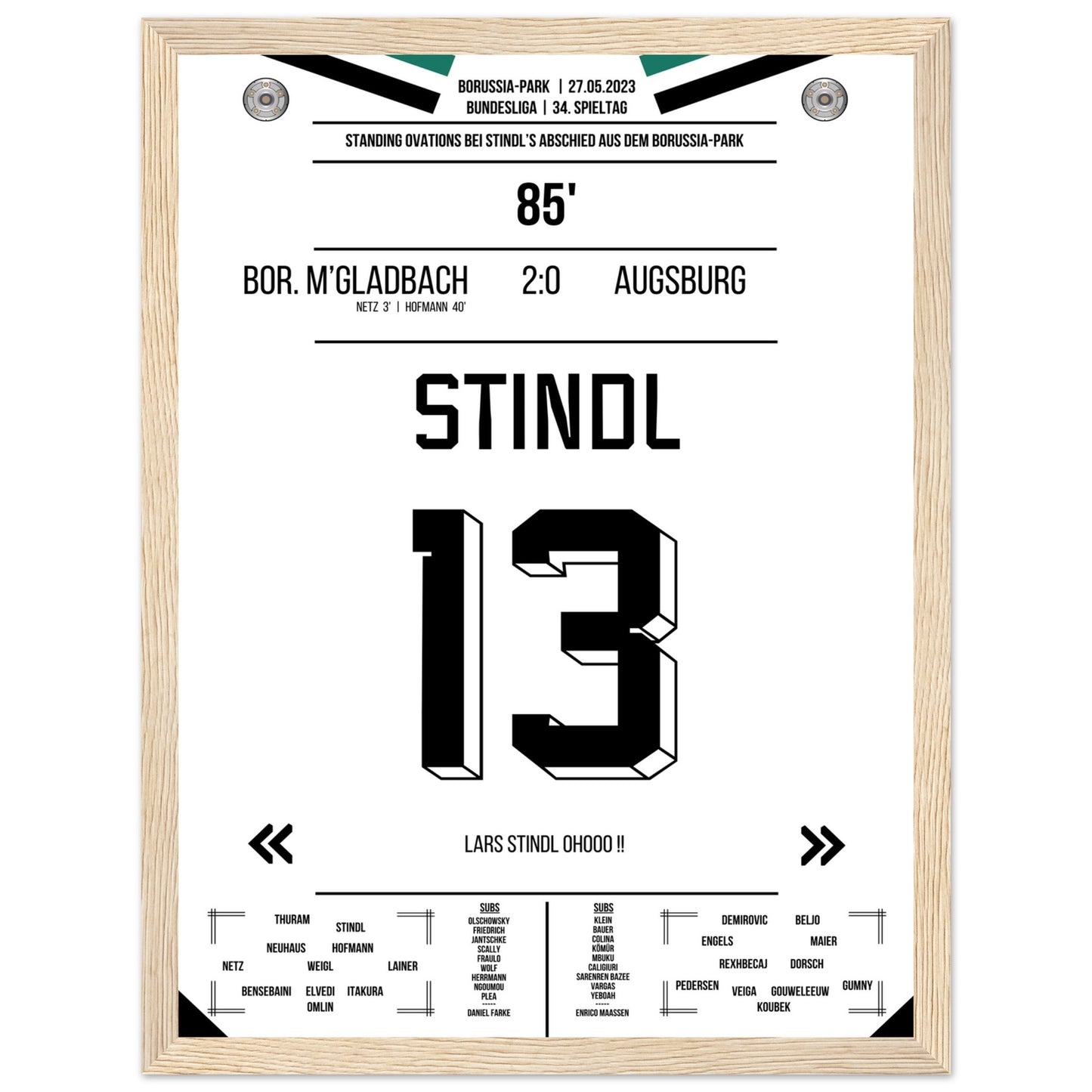 Stindl's Verabschiedung im Borussia-Park 2023