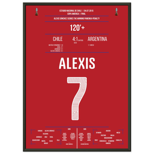 Alexis Sanchez Panenka-Penalty bei Chile's ersten Copa America Triumph