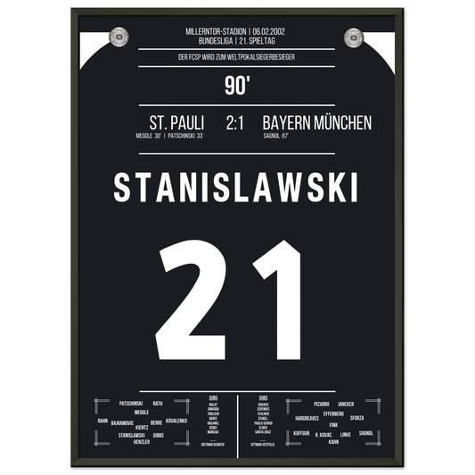 Die Geburtsstunde der Weltpokalsiegerbesieger - Stanislawski