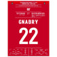 4-Tore-Gnabry gegen Tottenham 2019 30x40-cm-12x16-Ohne-Rahmen