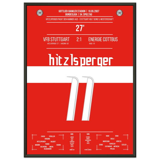 Hitzlsperger-Hammer bei Stuttgart's Gewinn der Meisterschaft 2007