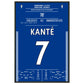 Kanté's Solo-Tor bei Mourinho's Albtraum-Rückkehr an die Stamford Bridge 60x90-cm-24x36-Schwarzer-Aluminiumrahmen