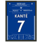 Kanté's Solo-Tor bei Mourinho's Albtraum-Rückkehr an die Stamford Bridge 30x40-cm-12x16-Schwarzer-Aluminiumrahmen