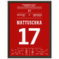 Mattuschka's Freistoßtor zum Derby-Sieg 30x40-cm-12x16-Schwarzer-Aluminiumrahmen