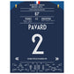 Pavard's Traumtor gegen Argentinien im WM Achtelfinale 2018 30x40-cm-12x16-Ohne-Rahmen