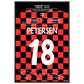 Petersen's 5-Minuten-Hattrick 60x90-cm-24x36-Schwarzer-Aluminiumrahmen
