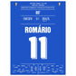 Romario's Siegtreffer im Halbfinale bei der Weltmeisterschaft 1994 45x60-cm-18x24-Ohne-Rahmen