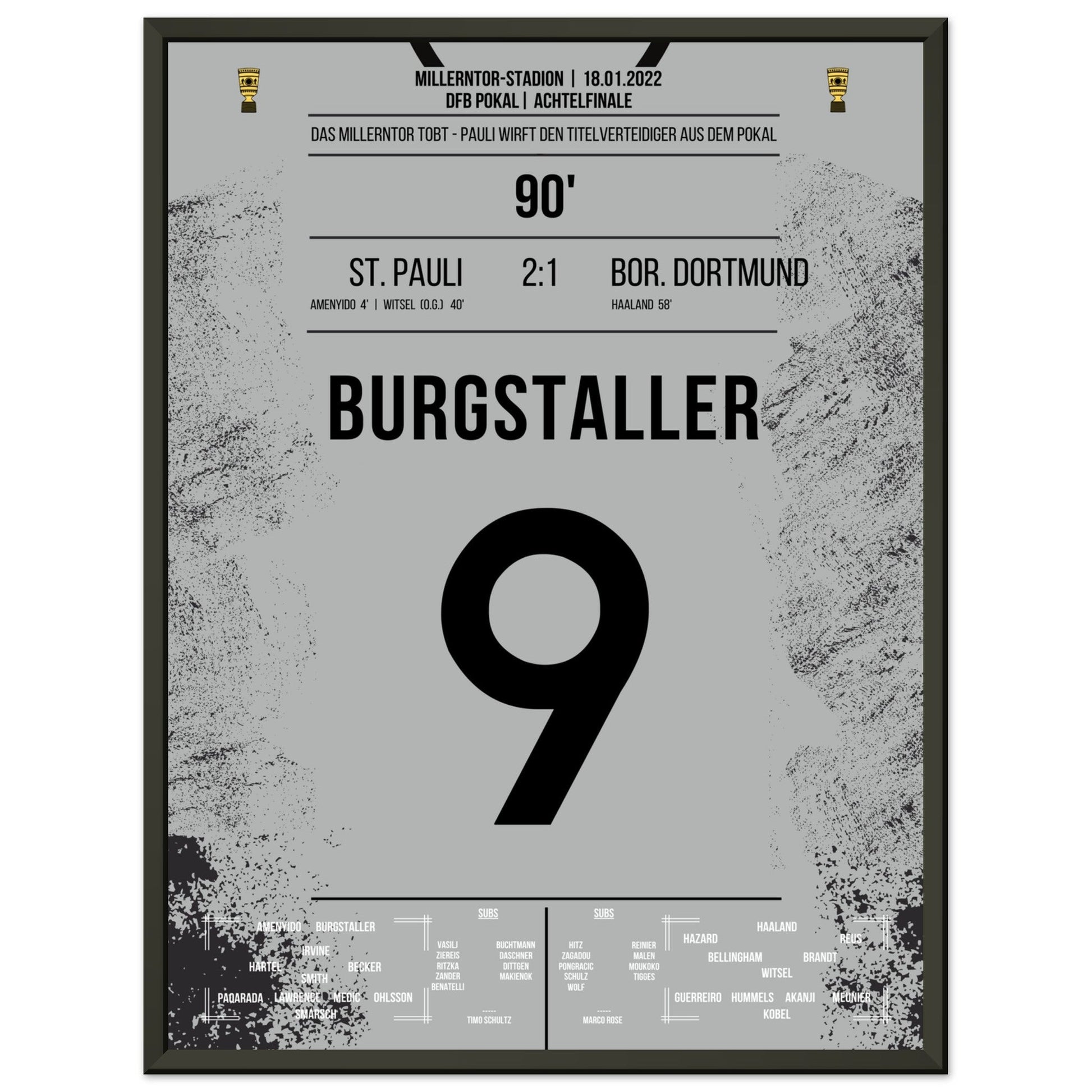 Wilde Pokalnacht auf dem Kiez! St Pauli wirft den Titelverteidiger Dortmund aus dem Pokal 