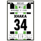 Xhaka's Treffer zum späten Derbysieg 2015 60x90-cm-24x36-Mit-Aluminiumrahmen